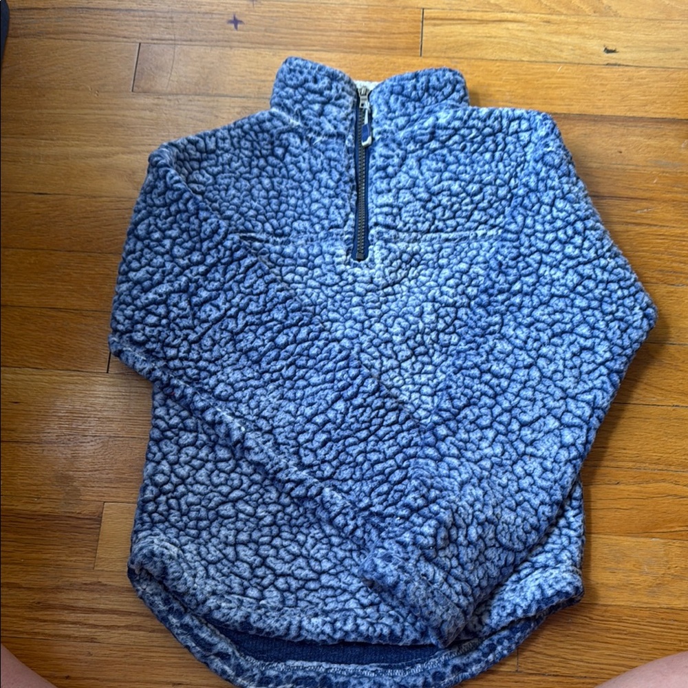 Cozy Blue Fleece Kids Sweatshirt